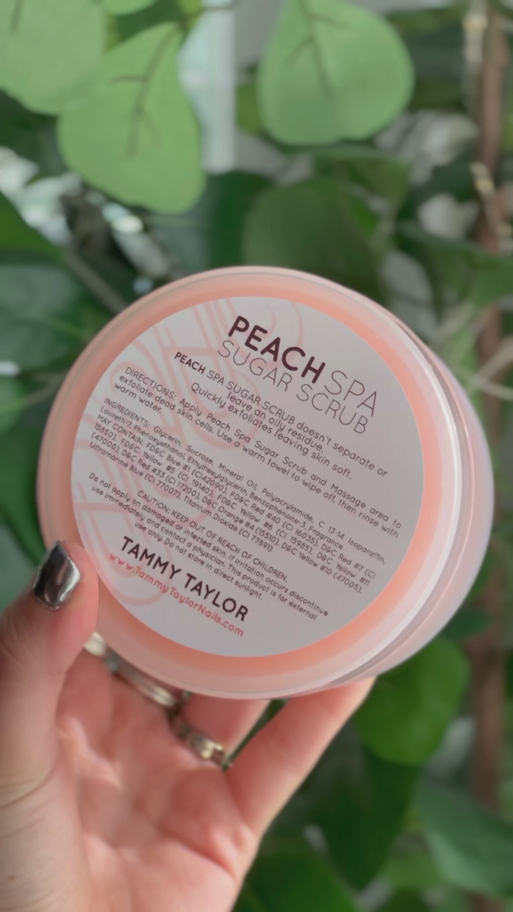 Peach Sugar Scrub