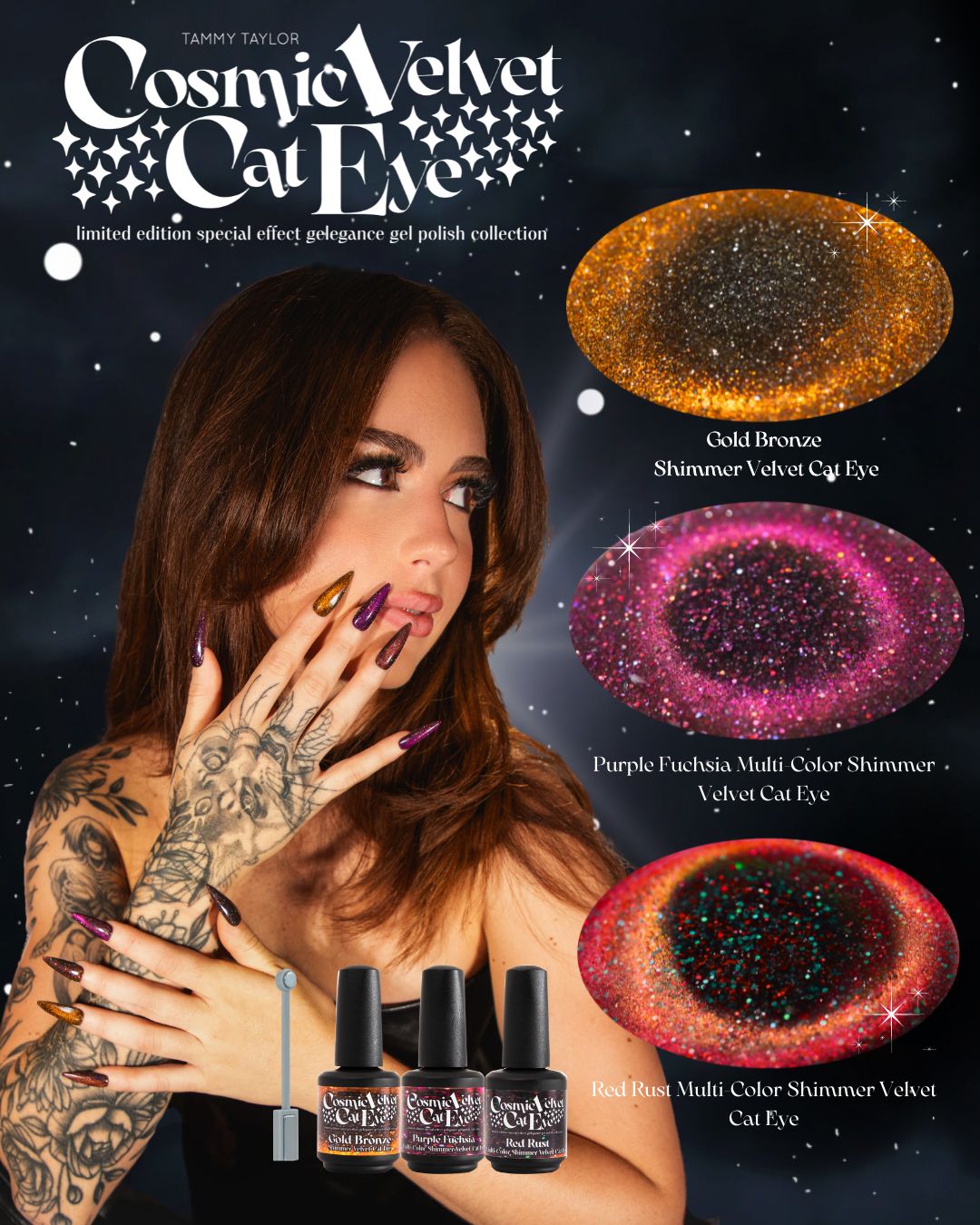 Tammy Taylor TTN Limited Edition Cosmic Velvet Cat Eye Collection Bundle