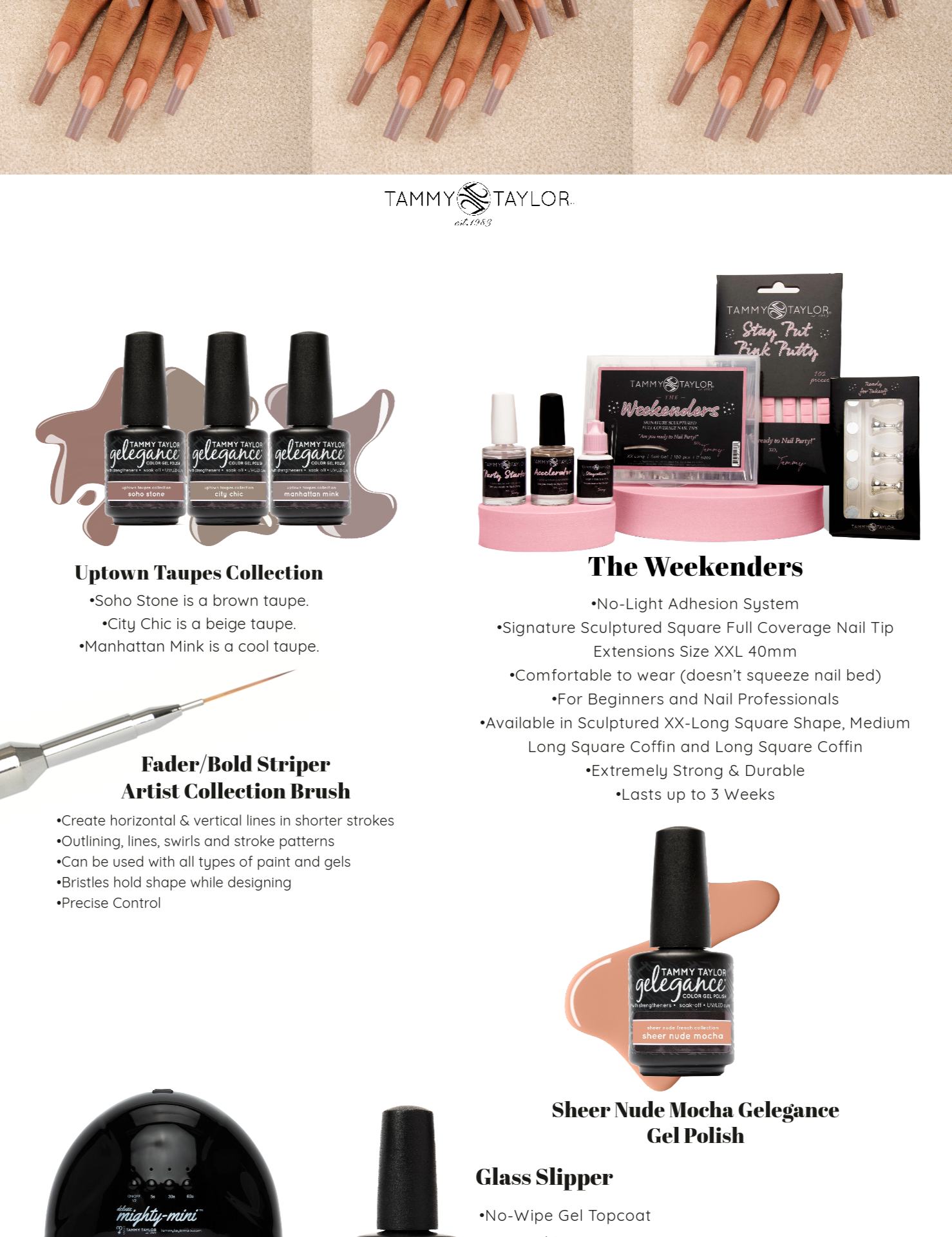 Tammy Taylor TTN Uptown French Nail Bundle