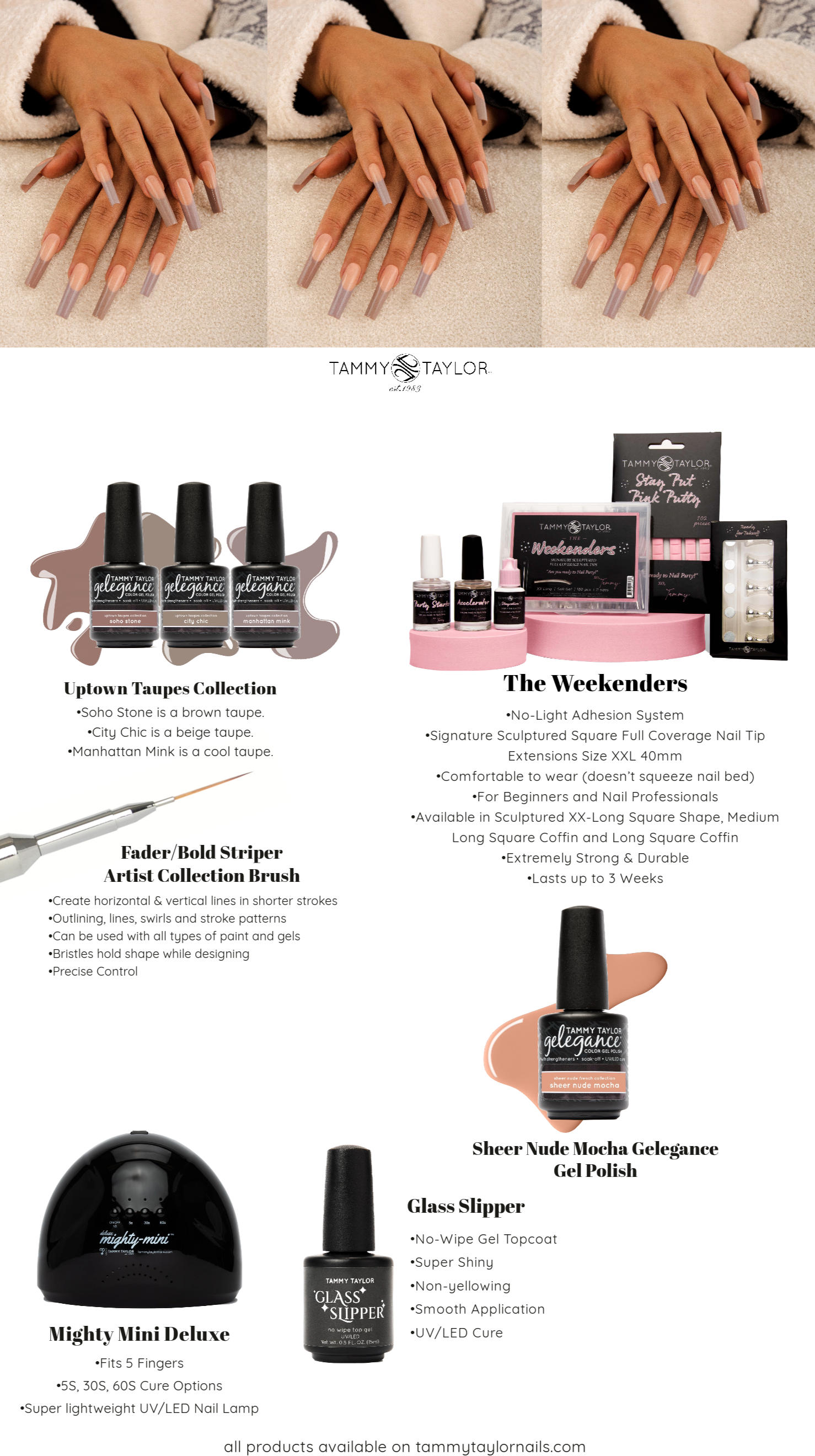 Tammy Taylor TTN Uptown French Nail Bundle