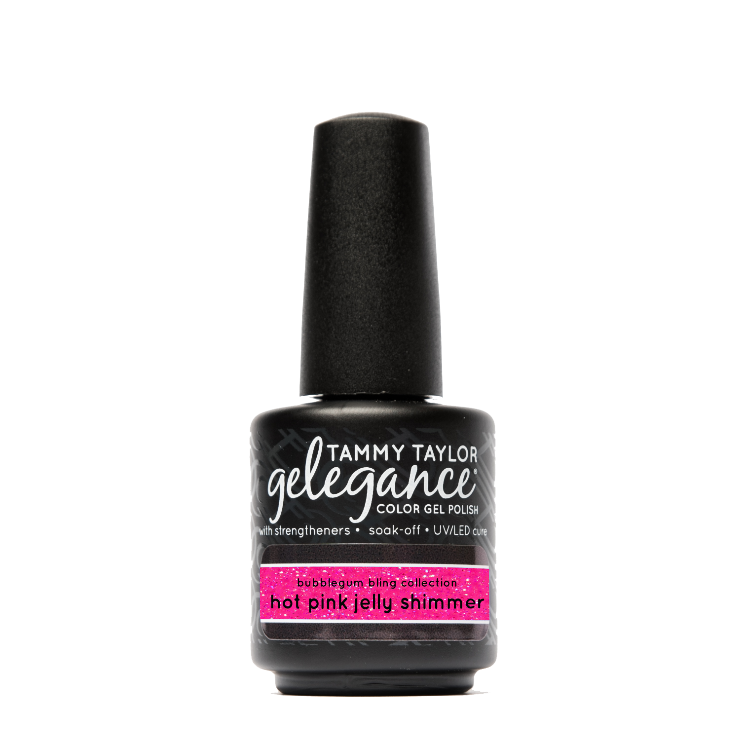 Tammy Taylor TTN Hot Pink Jelly Shimmer Gelegance Gel Polish