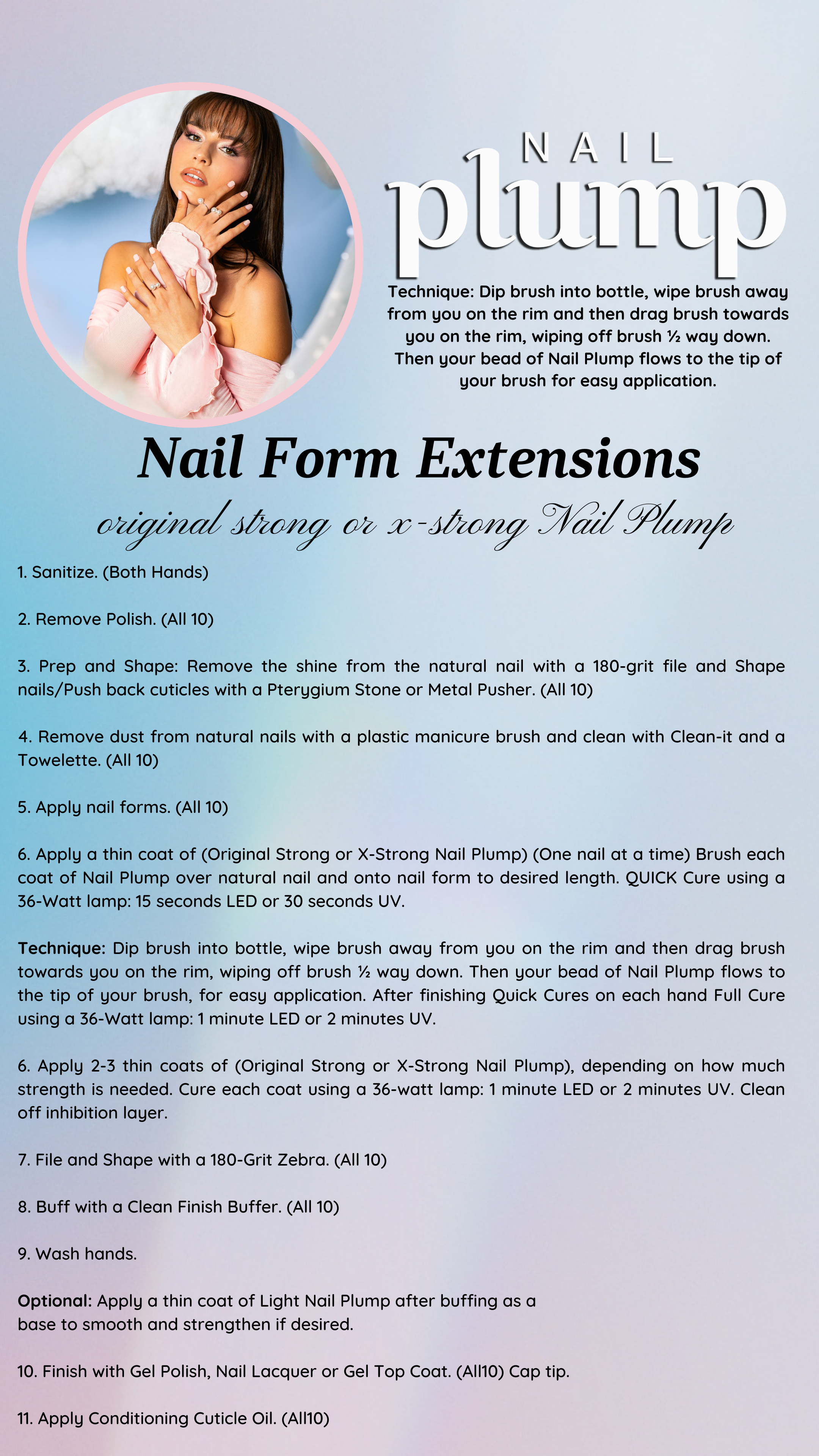 Tammy Taylor | X-Strong Nail Plump: Base & Builder Gel for Nail Extensions | Nail Plump