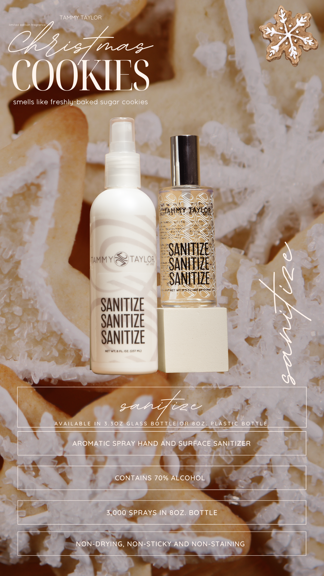 Tammy Taylor TTN Christmas Cookies Sanitize SA18