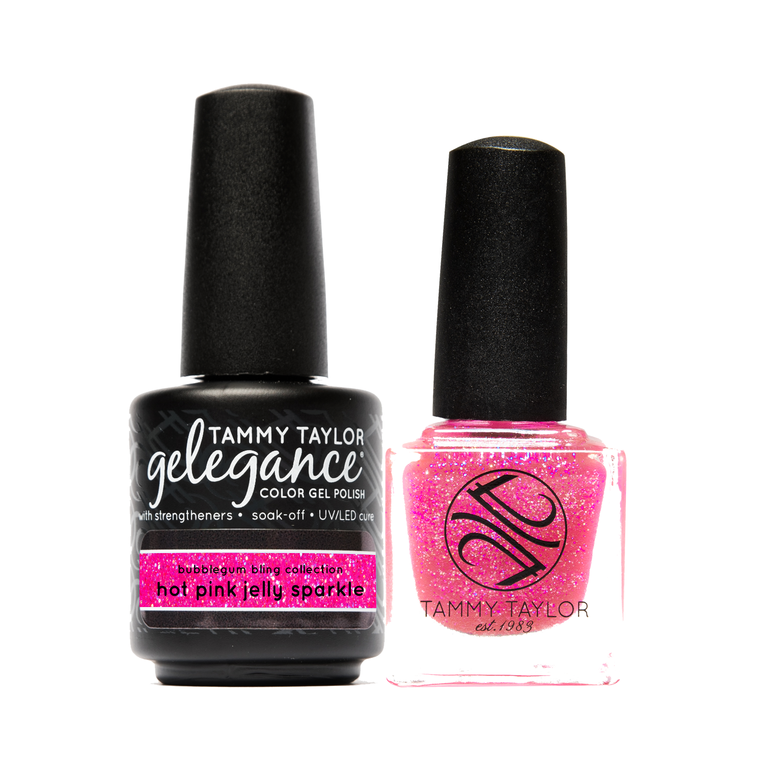 Tammy Taylor TTN Hot Pink Jelly Sparkle Soulmates